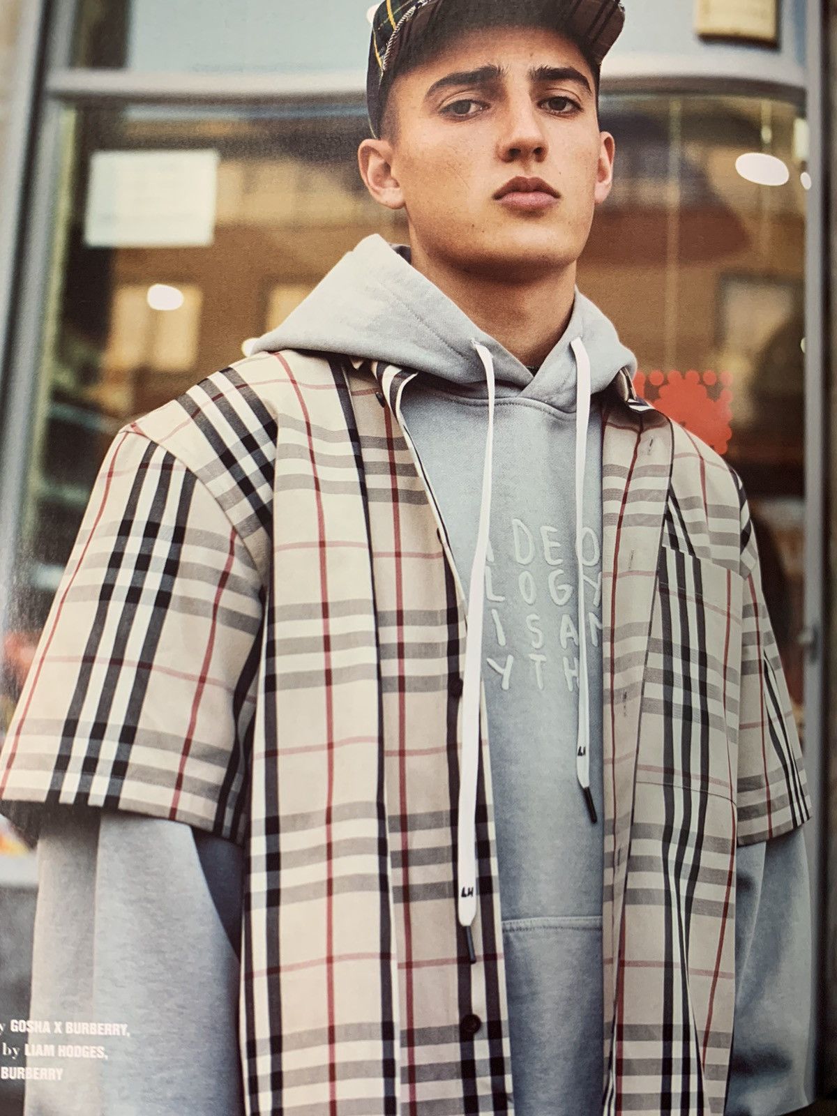 Gosha Rubchinskiy Burberry x Gosha R. Oversize Check Shirt in Honey Grailed