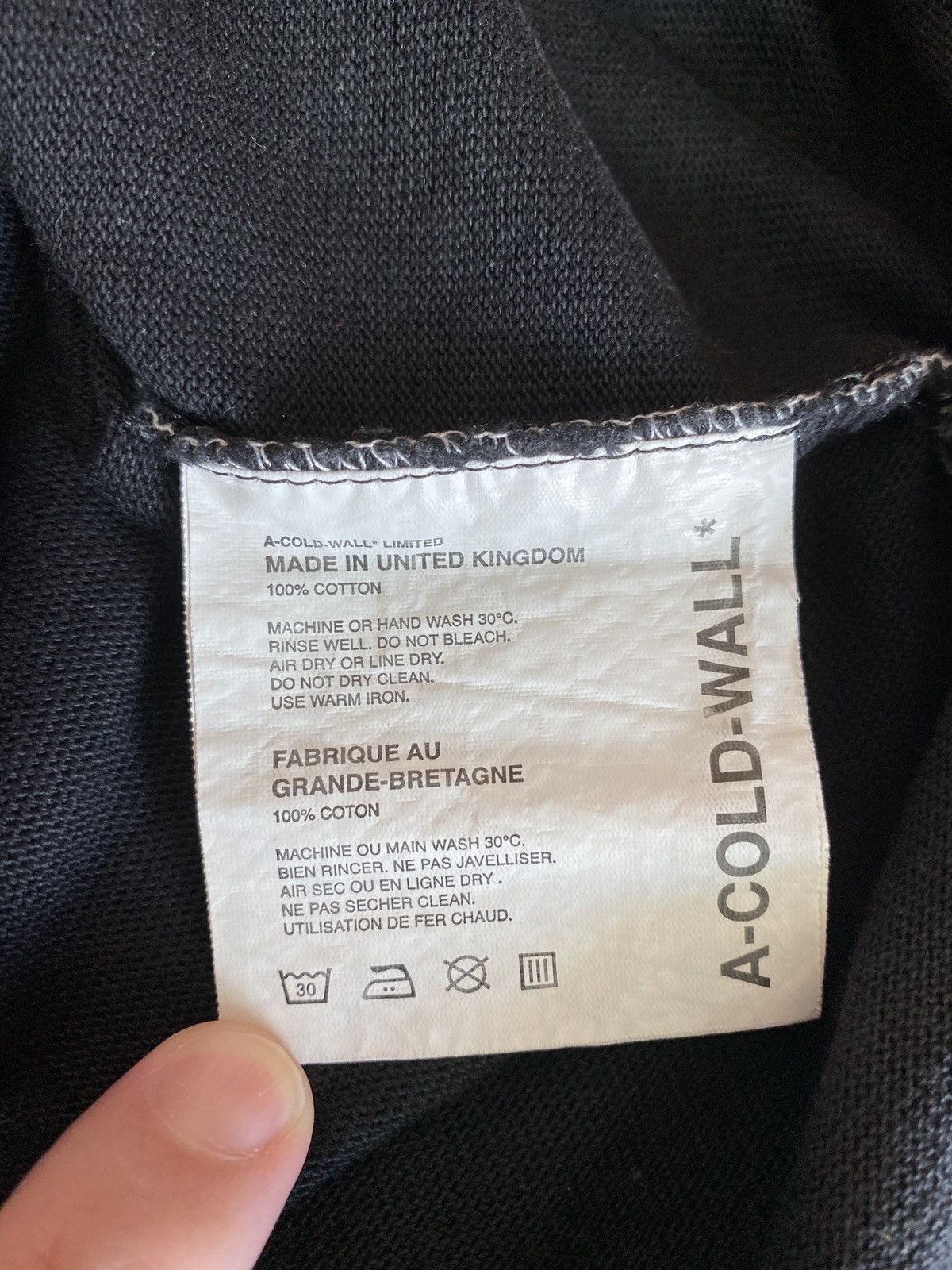 A-COLD-WALL* ACW oversized T-shirt with details Size US L / EU 52-54 / 3 - 5 Thumbnail