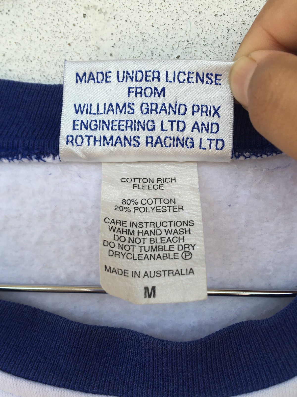 Honda Vintage Rothmans Racing Williams Renault Honda Sweatshirts Size US M / EU 48-50 / 2 - 8 Thumbnail