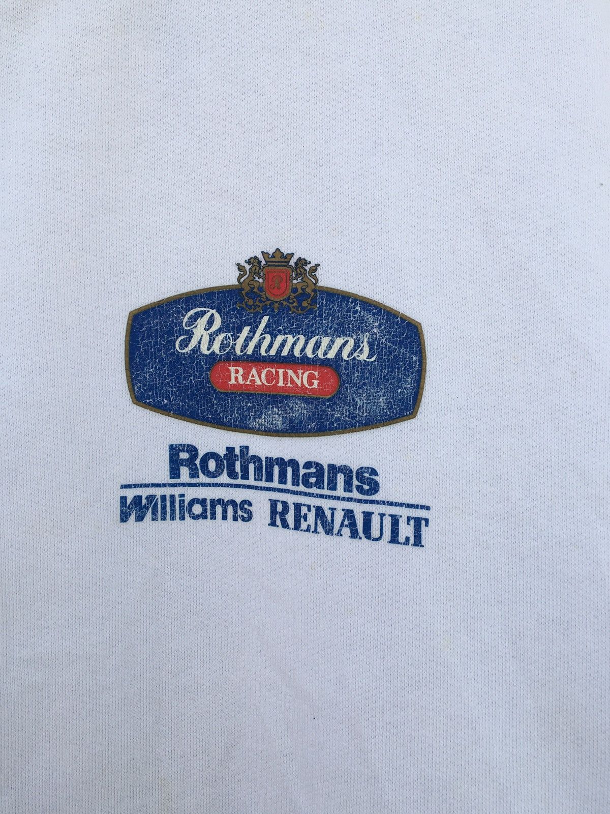 Honda Vintage Rothmans Racing Williams Renault Honda Sweatshirts Size US M / EU 48-50 / 2 - 3 Thumbnail