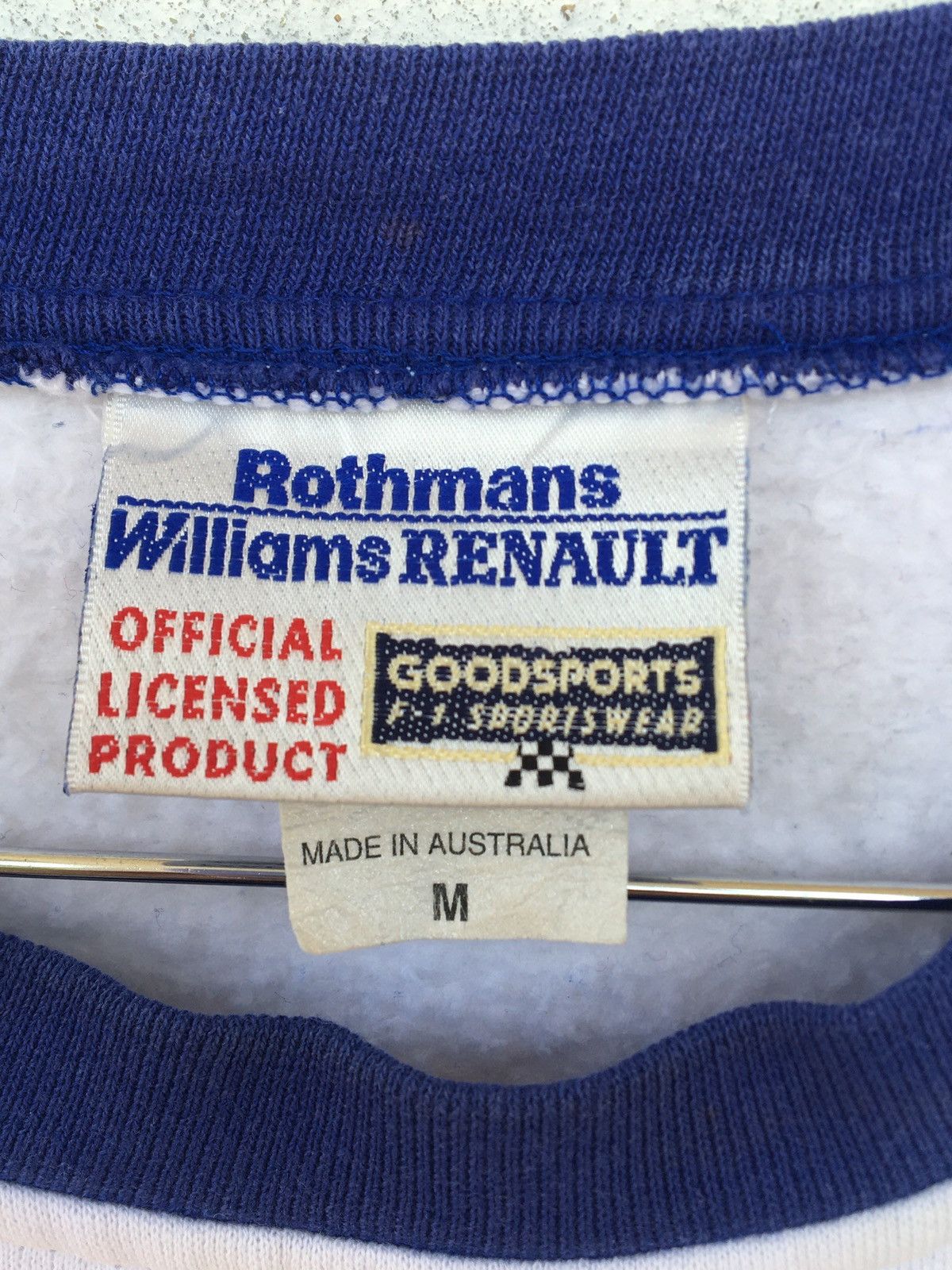 Honda Vintage Rothmans Racing Williams Renault Honda Sweatshirts Size US M / EU 48-50 / 2 - 7 Thumbnail