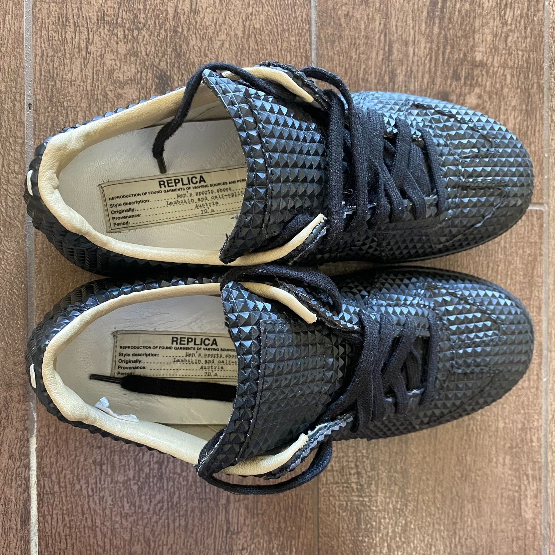Maison Margiela Maison Margiela Studded GAT Replica Sneakers Size US 5.5 / EU 38 - 6 Thumbnail