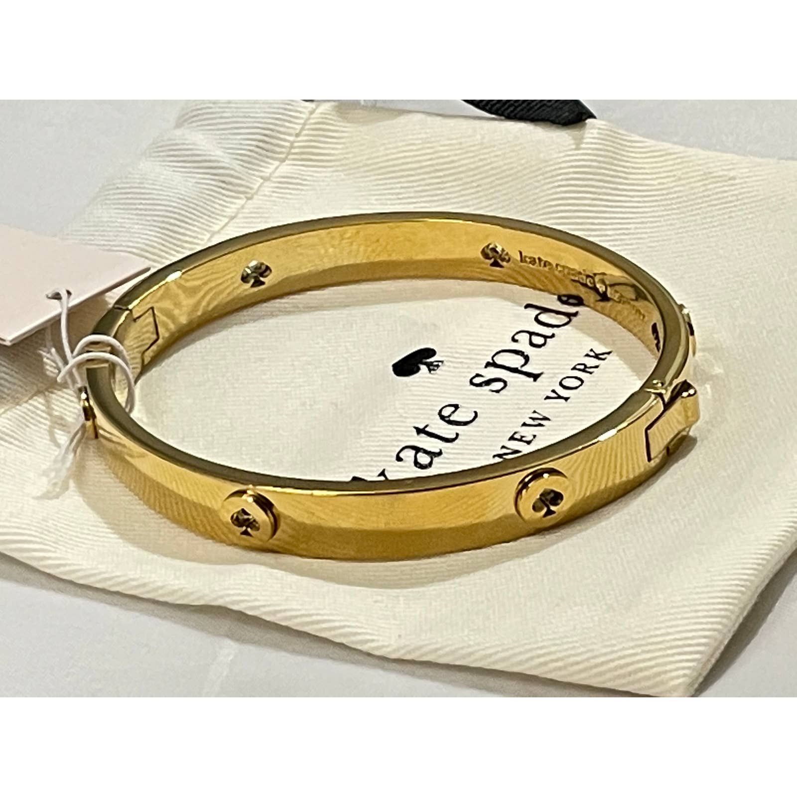 Kate Spade Kate Spade spot the spade studded hinged bangle new | Grailed