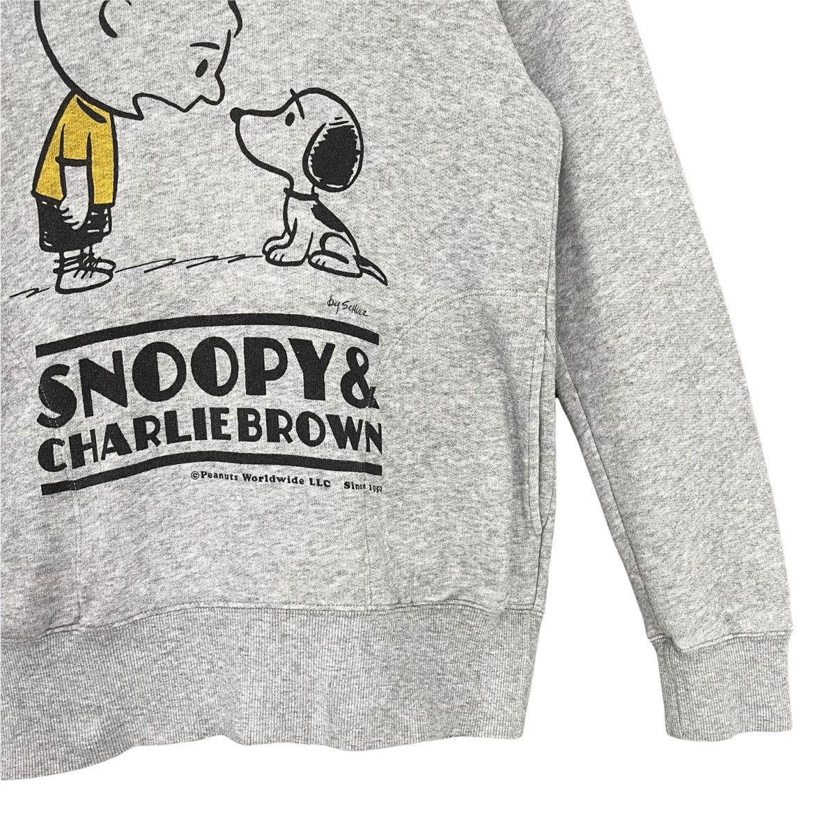 Cartoon Network × Japanese Brand × Peanuts Snoopy And Charlie Brown Crewneck Hoodies Size M Size US M / EU 48-50 / 2 - 7 Thumbnail