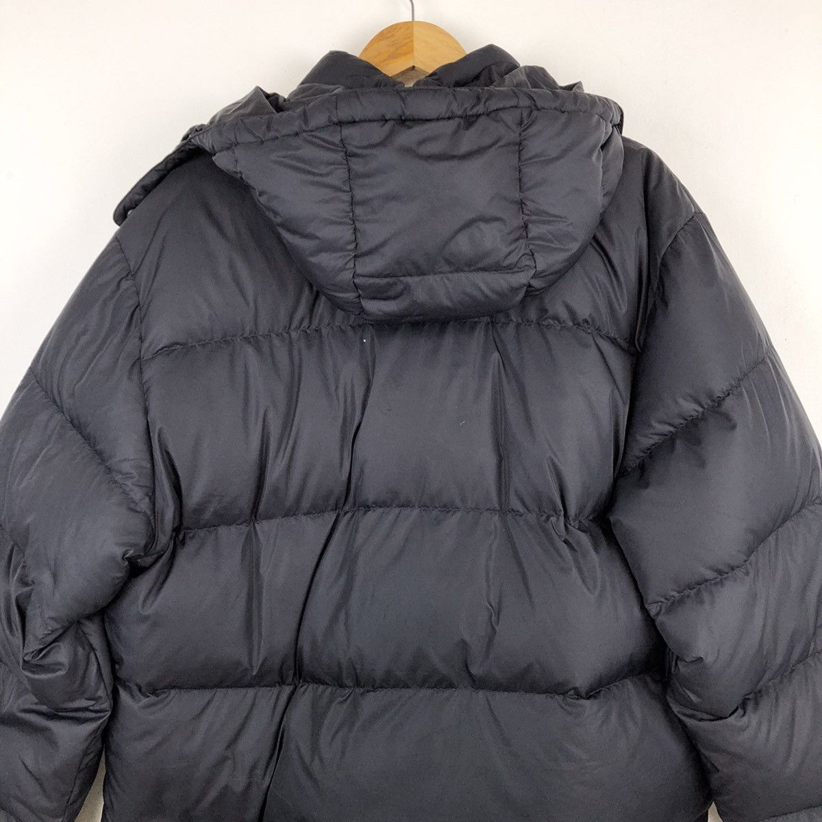 Japanese Brand UNIQLO Black With Hoodie Puffer Jacket Size US XL / EU 56 / 4 - 6 Thumbnail