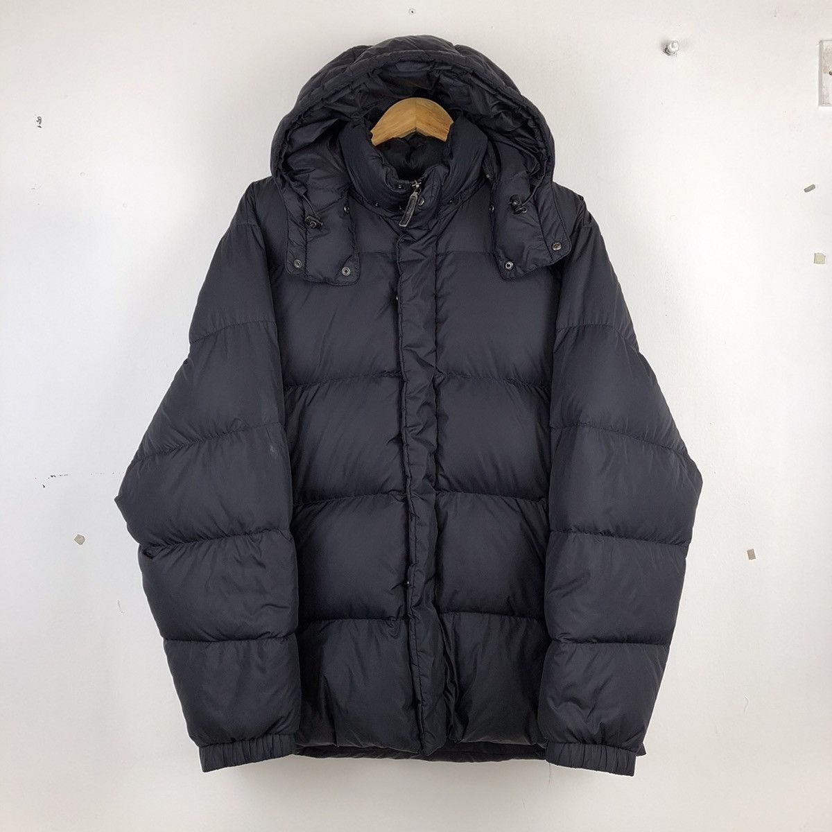 Japanese Brand UNIQLO Black With Hoodie Puffer Jacket Size US XL / EU 56 / 4 - 2 Thumbnail