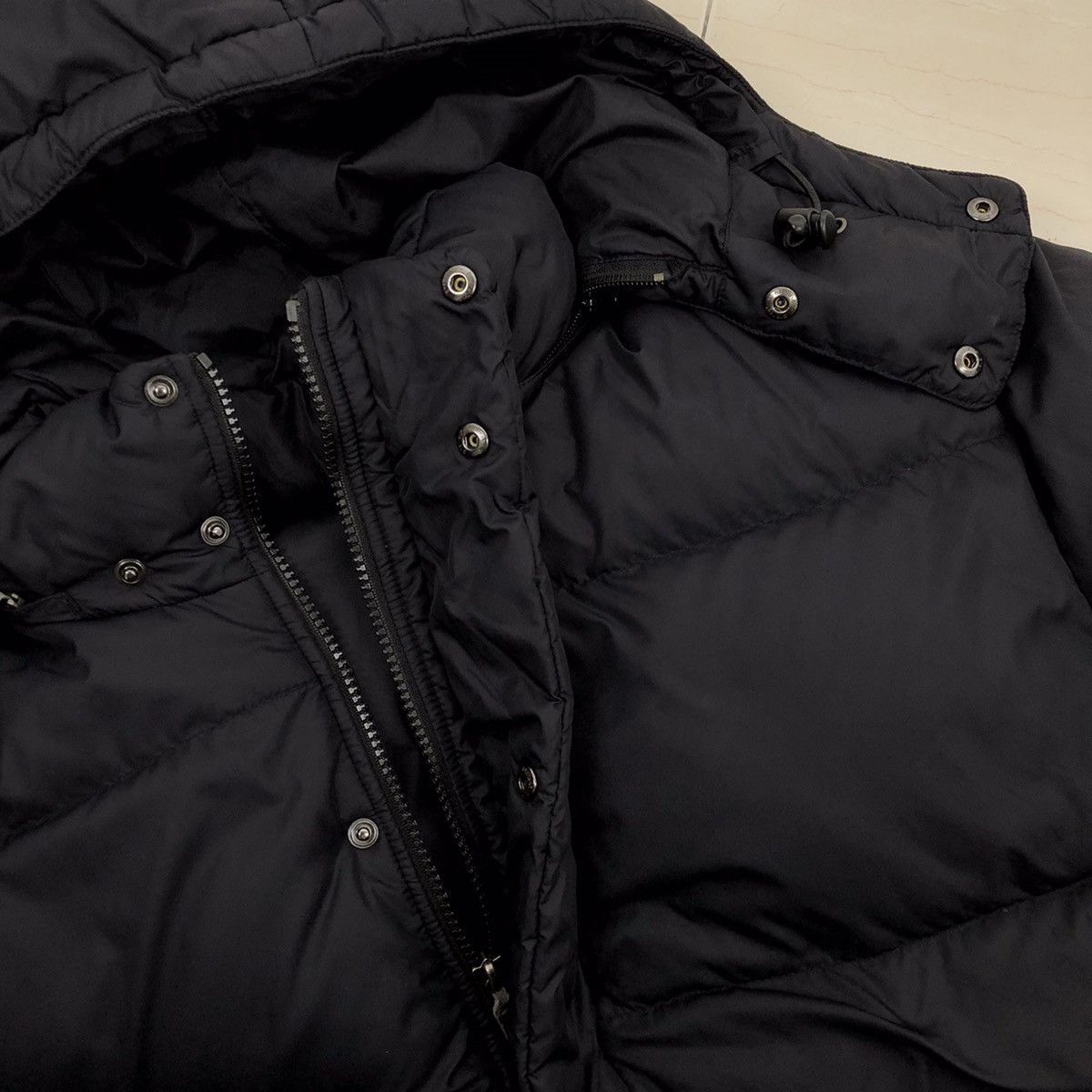 Japanese Brand UNIQLO Black With Hoodie Puffer Jacket Size US XL / EU 56 / 4 - 8 Thumbnail