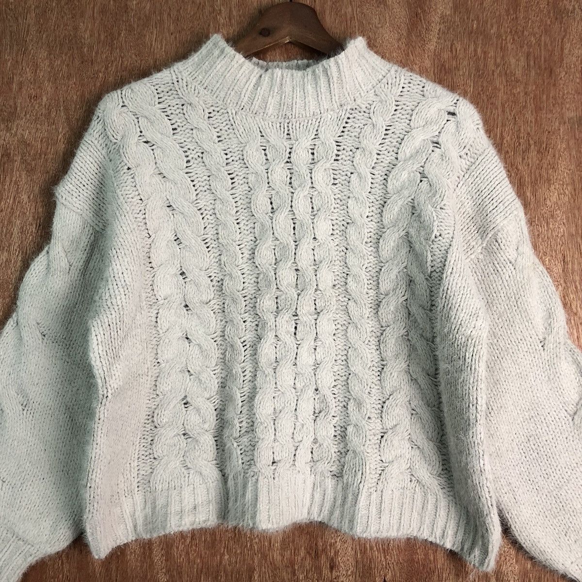 Homespun Knitwear Discoat White Mohair Shag Shaggy Knitwear Size US M / EU 48-50 / 2 - 3 Thumbnail