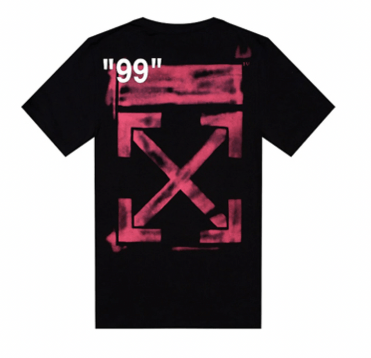 Off white black and pink outlet shirt