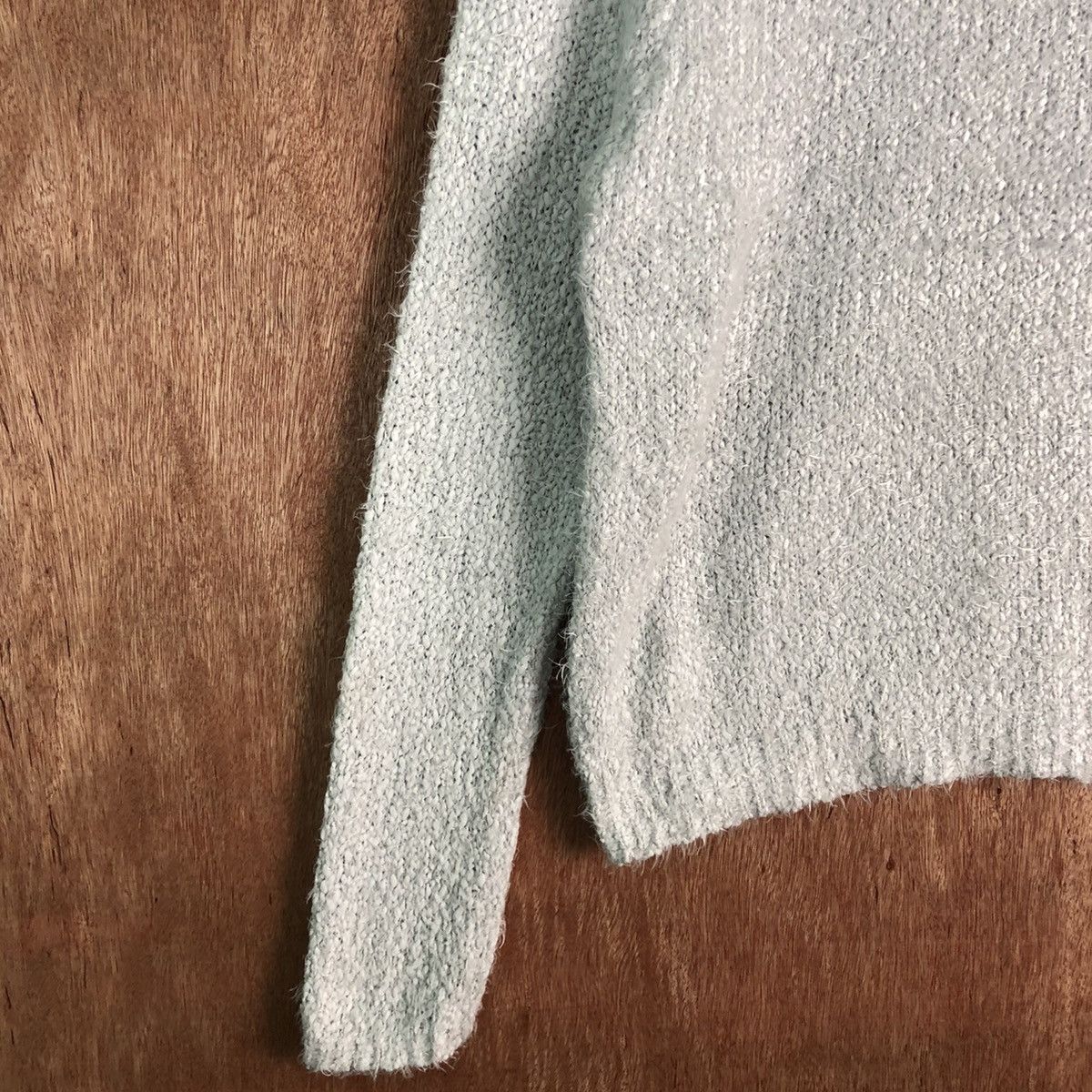 Homespun Knitwear Sureve Grey Mohair Shag Shaggy Knitwear Size US M / EU 48-50 / 2 - 7 Thumbnail
