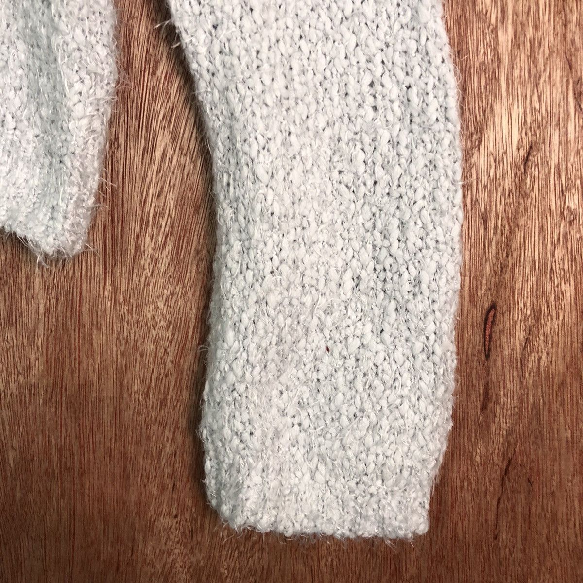 Homespun Knitwear Sureve Grey Mohair Shag Shaggy Knitwear Size US M / EU 48-50 / 2 - 4 Thumbnail