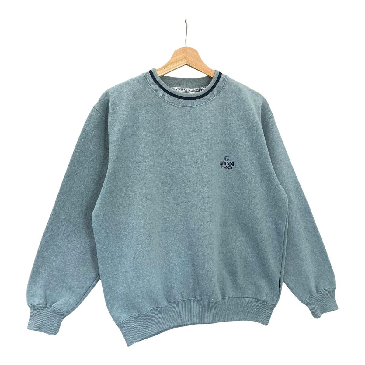 Gianni Valentino Vintage Gianni Franco Italy Crewneck Sweatshirt Size M Size US M / EU 48-50 / 2 - 2 Thumbnail