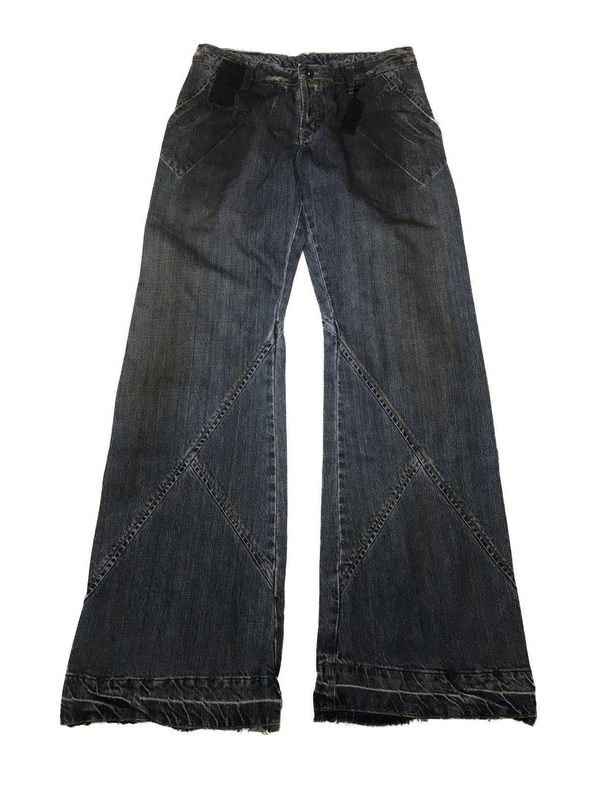 【SATIIIZ】Doran Slab Dough Wide Denim Pants SATIIIZ】Doran Slab Dough Wide Denim Pants (SATiiiZ/デニム