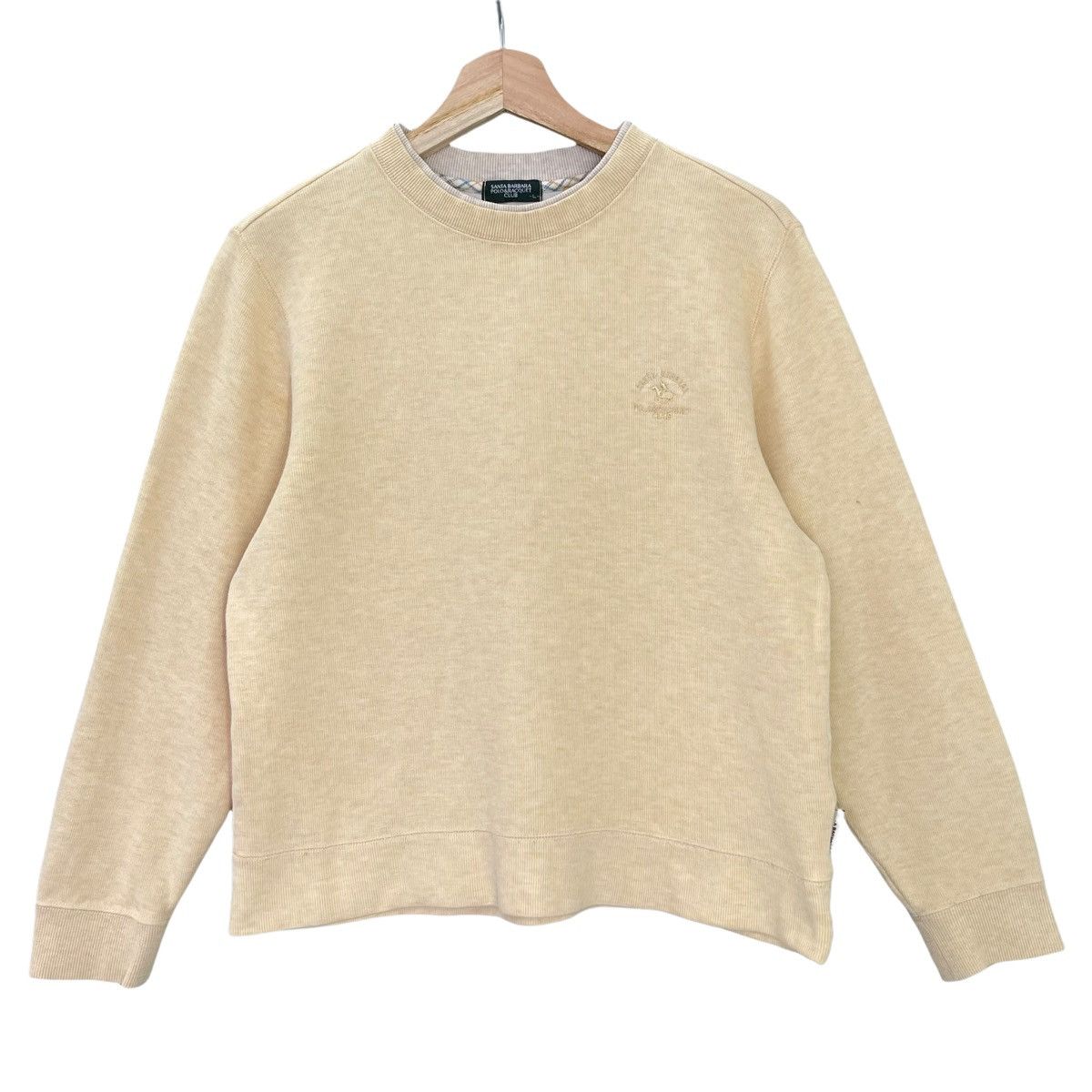 Japanese Brand Santa Barbara Small Logo Embroidered Sweatshirt Size XS Size US XS / EU 42 / 0 - 3 Thumbnail
