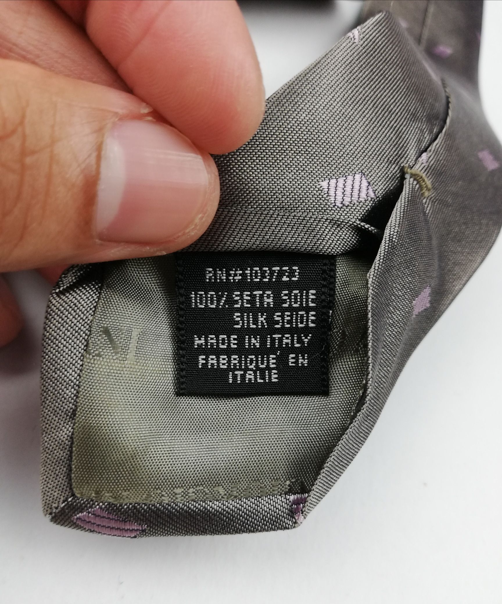 Armani Armani Collection Geometric Design Silk Made Italy Size ONE SIZE - 2 Thumbnail