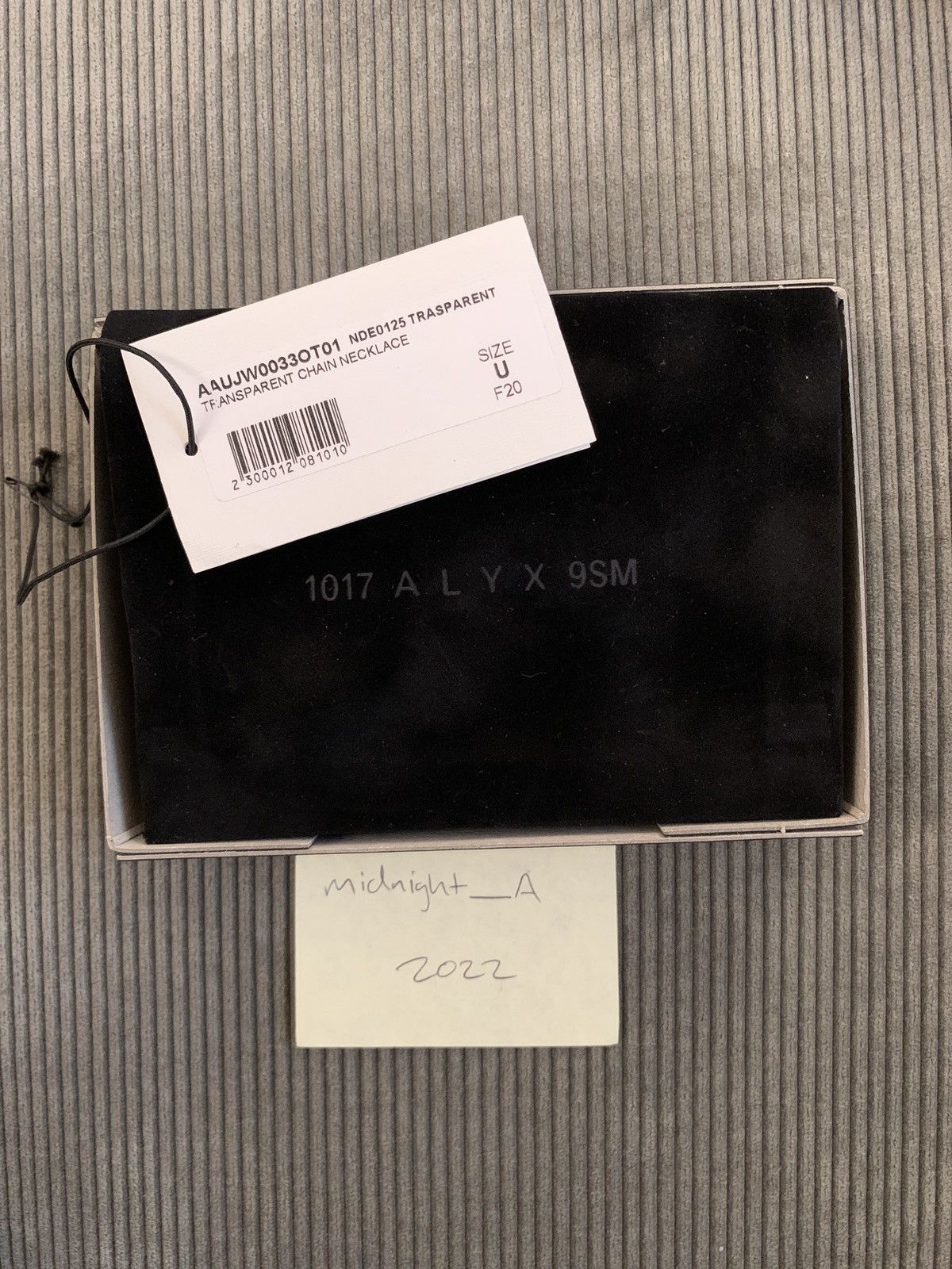 1017 ALYX 9SM Alyx Transparent Chain Necklace | Grailed