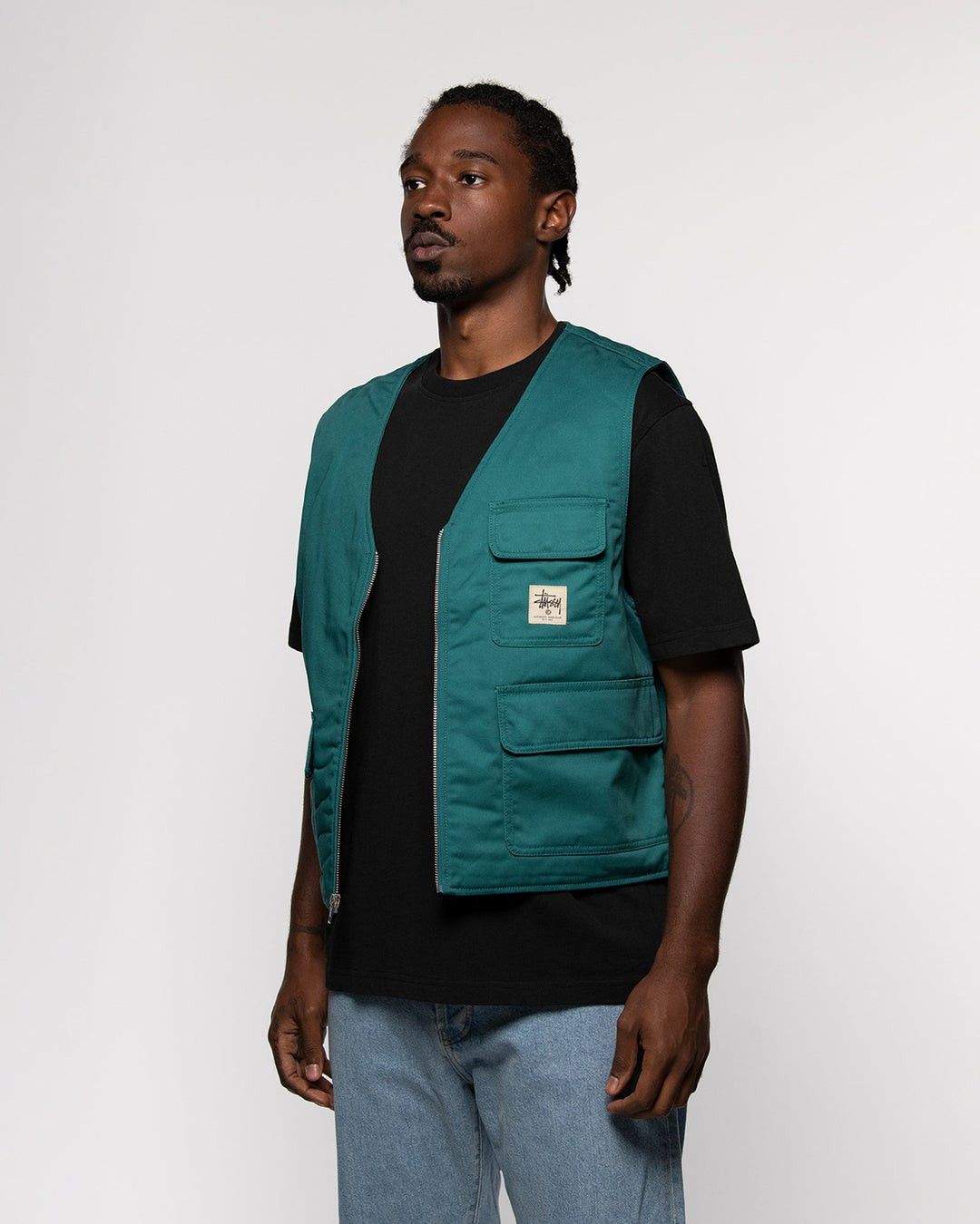 Stussy STUSSY FLORAL JACQUARD GARAGE JACKET | Grailed