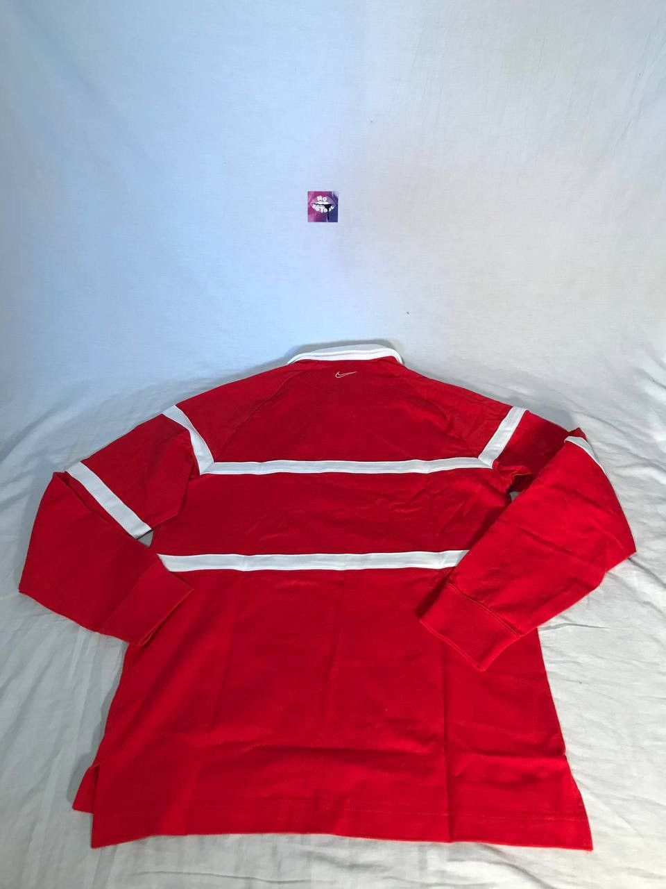 Nike Nike Sportswear Swoosh Rugby Polo Shirt Mens Sz Medium Size US M / EU 48-50 / 2 - 3 Thumbnail