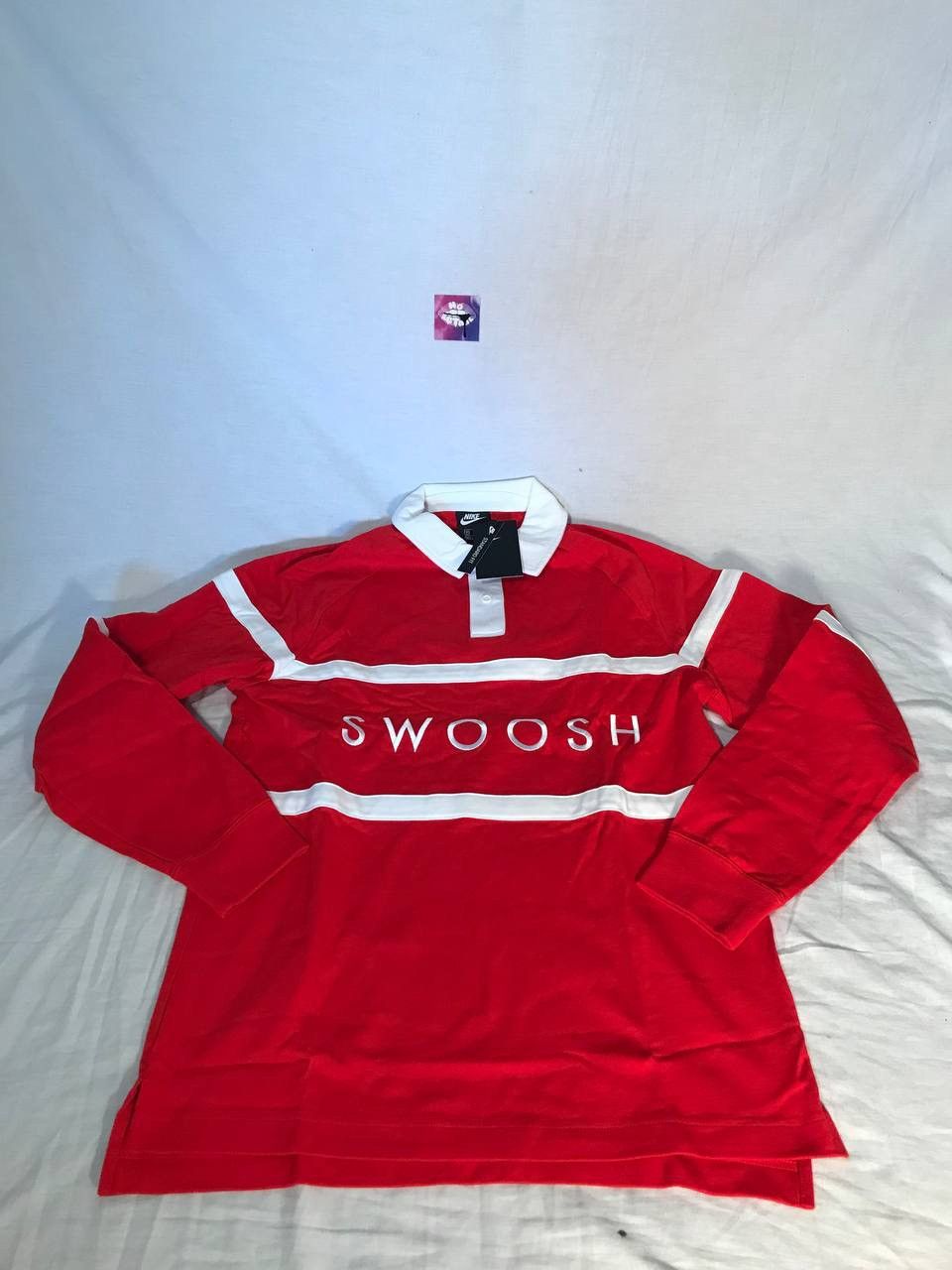 Nike Nike Sportswear Swoosh Rugby Polo Shirt Mens Sz Medium Size US M / EU 48-50 / 2 - 1 Thumbnail
