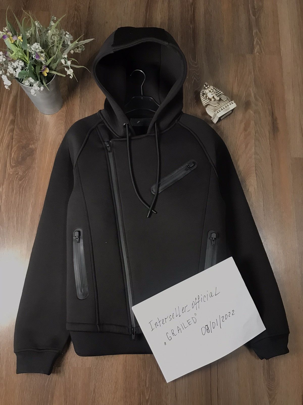 Alexander Wang H M Alexander Wang H M Scuba Zip up Hoodie jacket Grailed