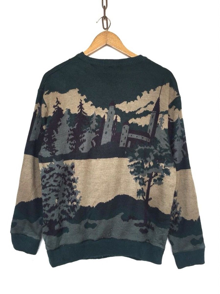 Vintage 💥Vintage Japanese Assini Overprint Knitwear Shirt Size US M / EU 48-50 / 2 - 3 Thumbnail