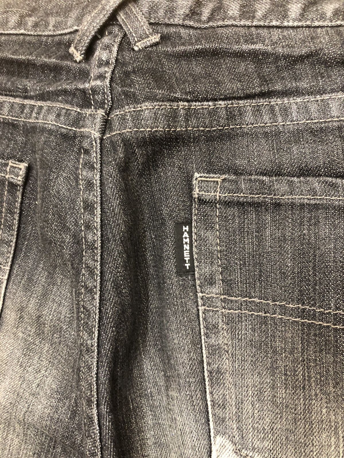 Katharine Hamnett London HAMNETT distressed denim jeans black Size US 31 - 11 Thumbnail