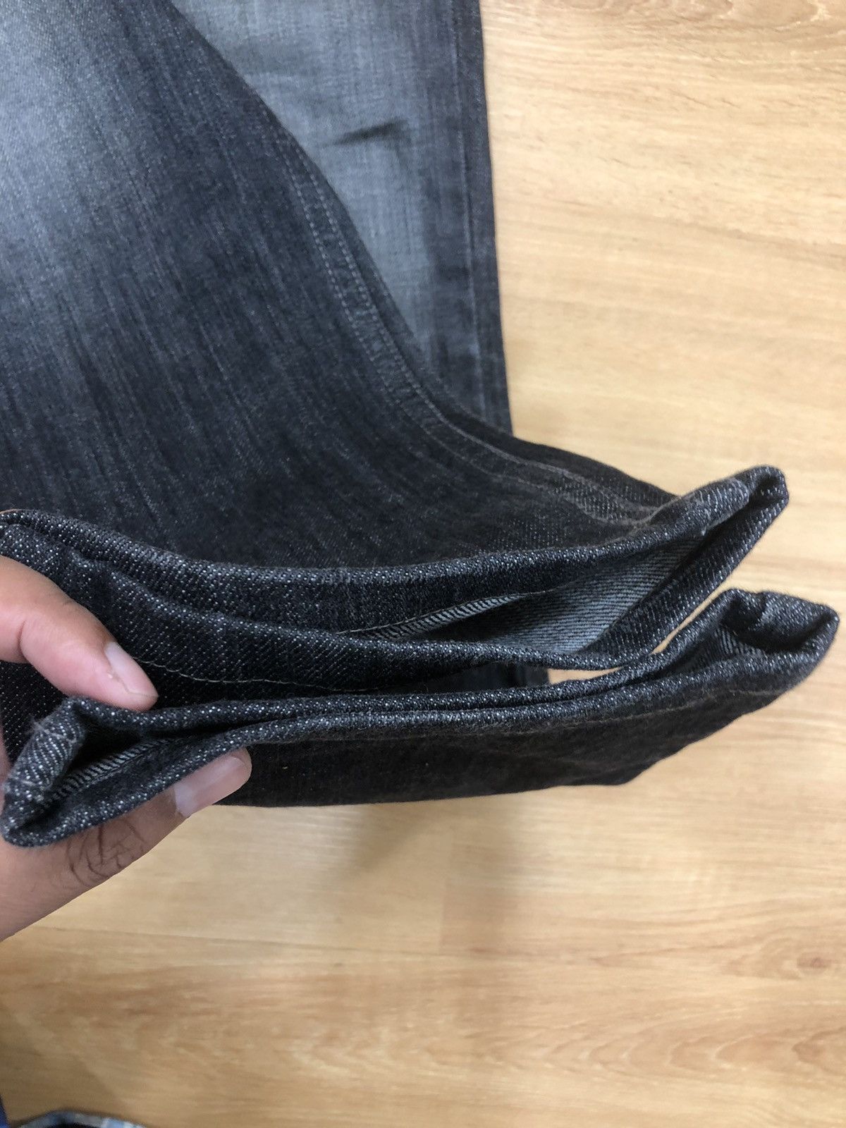 Katharine Hamnett London HAMNETT distressed denim jeans black Size US 31 - 8 Thumbnail