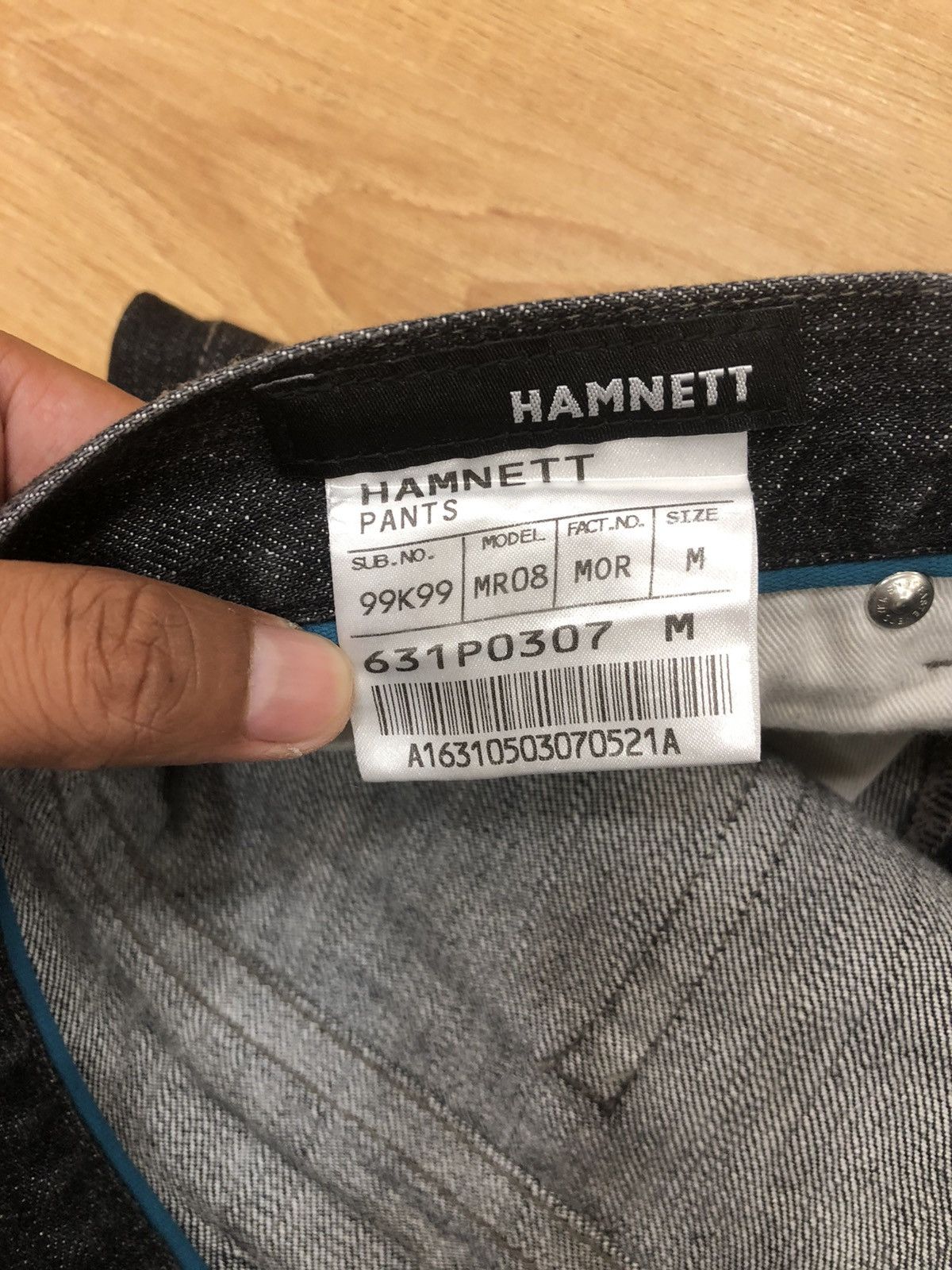 Katharine Hamnett London HAMNETT distressed denim jeans black Size US 31 - 13 Thumbnail