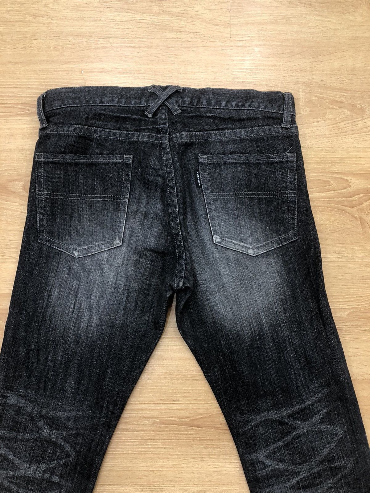 Katharine Hamnett London HAMNETT distressed denim jeans black Size US 31 - 9 Thumbnail