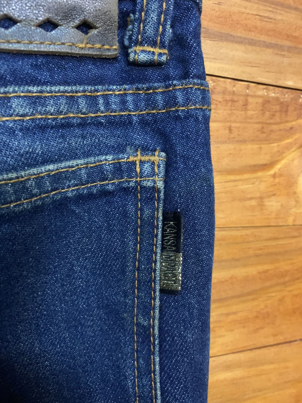 Kansai Yamamoto Vintage 90s Kansai Impact Jeans Size US 31 - 7 Thumbnail