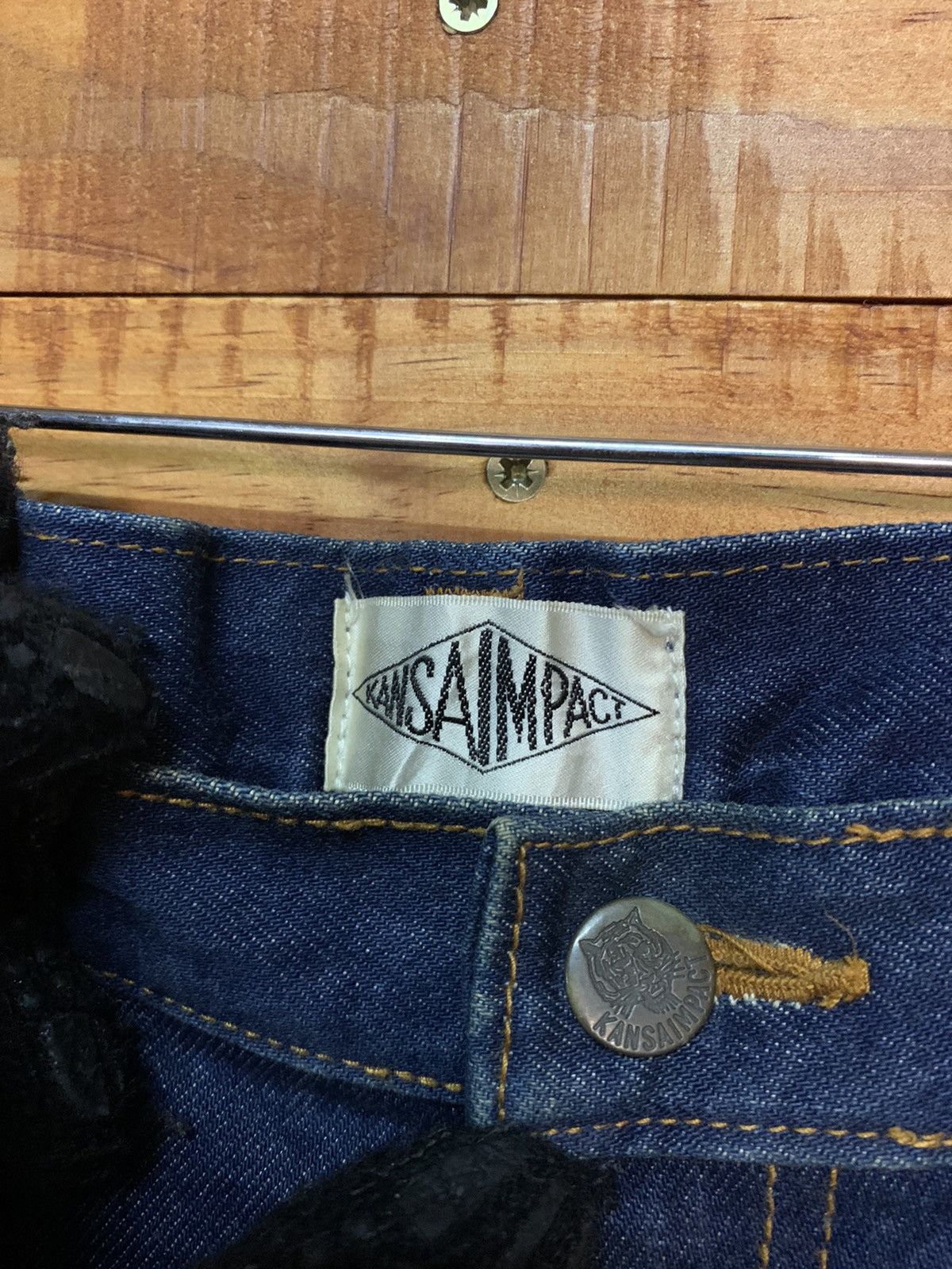 Kansai Yamamoto Vintage 90s Kansai Impact Jeans Size US 31 - 5 Thumbnail