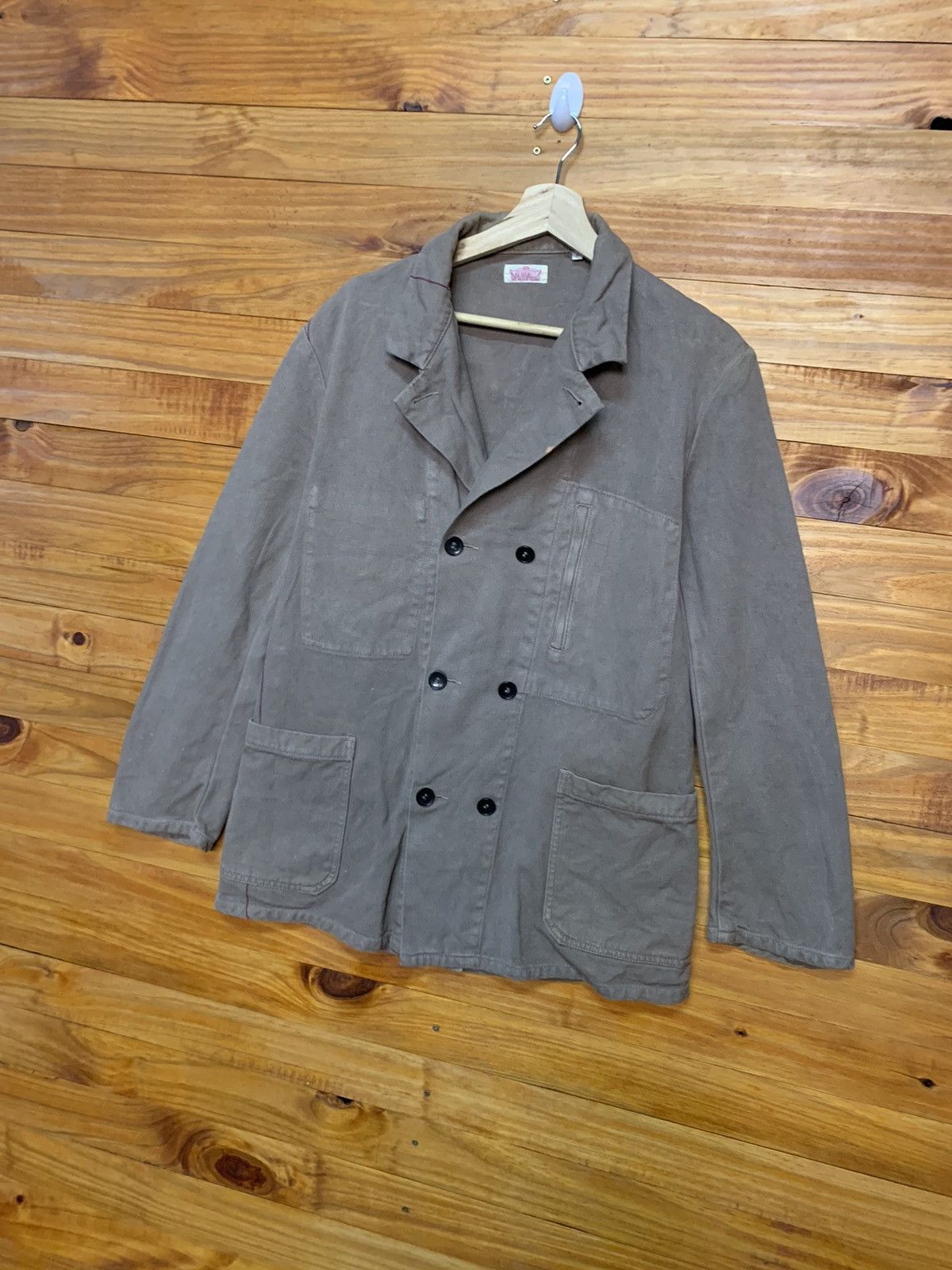 HOLLYWOOD RANCH MARKET Vintage HR MARKET CHORE JACKET MADE IN JAPAN Size US M / EU 48-50 / 2 - 2 Thumbnail
