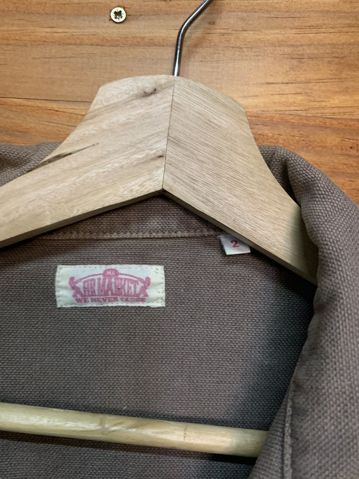 HOLLYWOOD RANCH MARKET Vintage HR MARKET CHORE JACKET MADE IN JAPAN Size US M / EU 48-50 / 2 - 5 Thumbnail