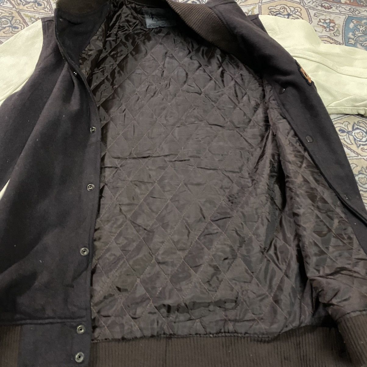 Japanese Brand Japanese Brand OBSESSION Varsity Leather Jacket Size US XXL / EU 58 / 5 - 15 Thumbnail