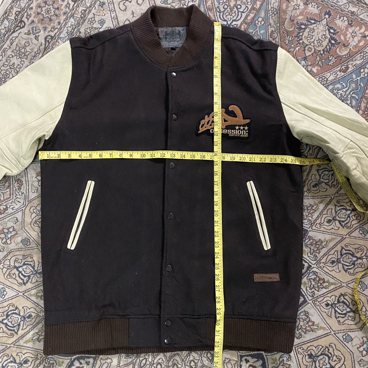 Japanese Brand Japanese Brand OBSESSION Varsity Leather Jacket Size US XXL / EU 58 / 5 - 19 Thumbnail