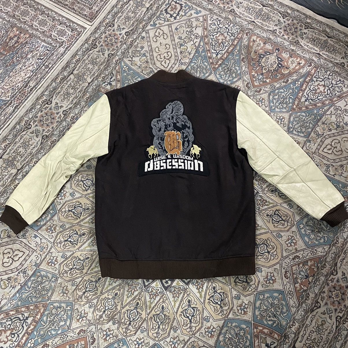 Japanese Brand Japanese Brand OBSESSION Varsity Leather Jacket Size US XXL / EU 58 / 5 - 10 Thumbnail