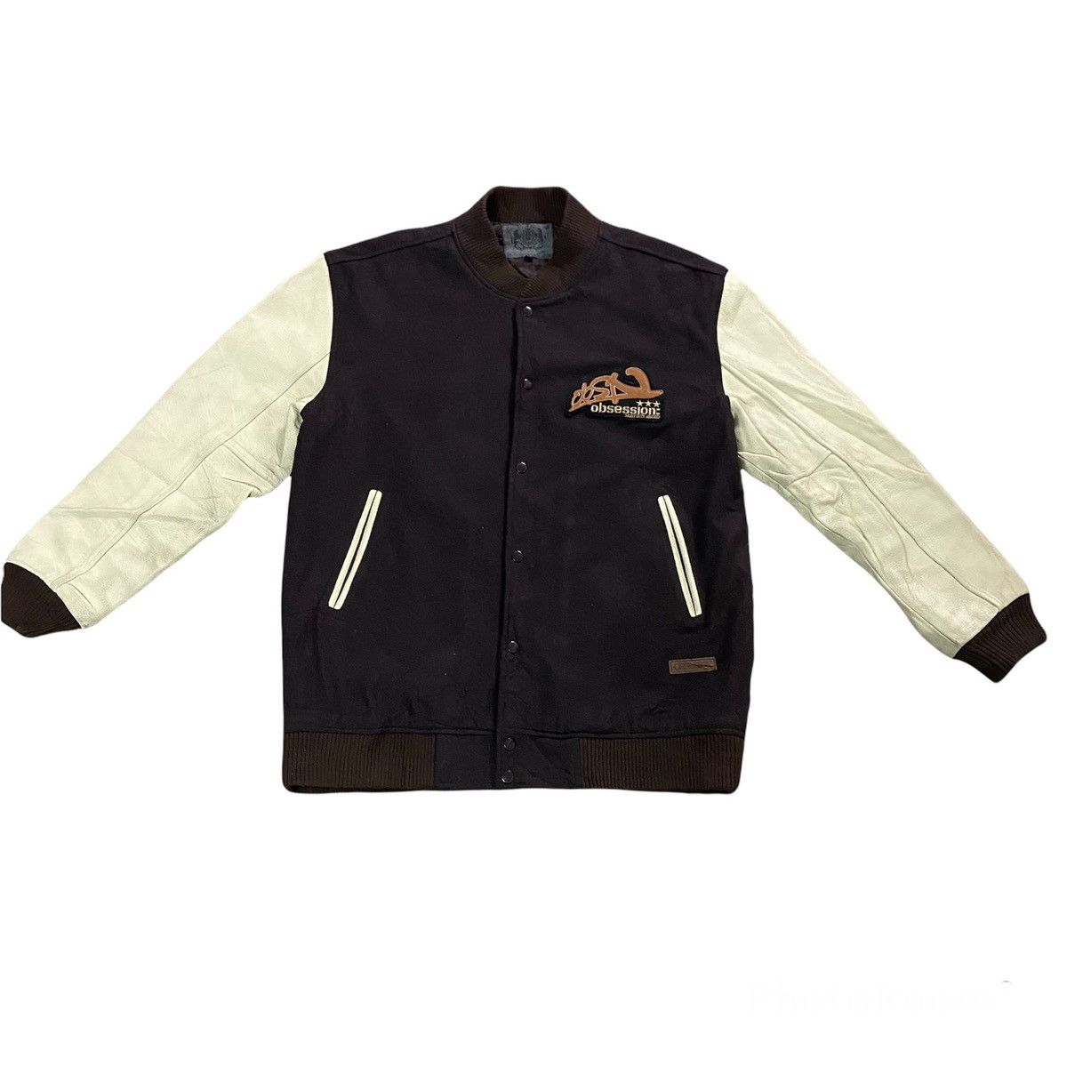 Japanese Brand Japanese Brand OBSESSION Varsity Leather Jacket Size US XXL / EU 58 / 5 - 1 Thumbnail
