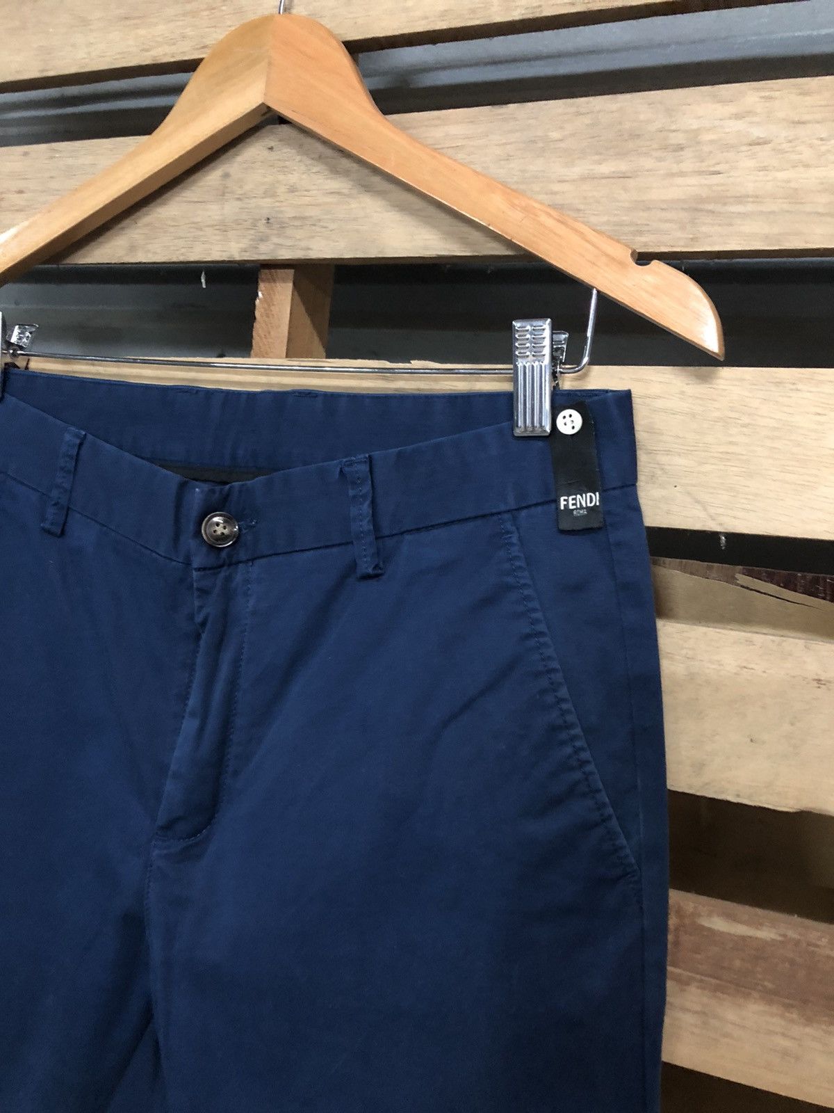 Fendi Fendi Trousers Casual Basic Logo Italy Made Size US 31 - 5 Thumbnail