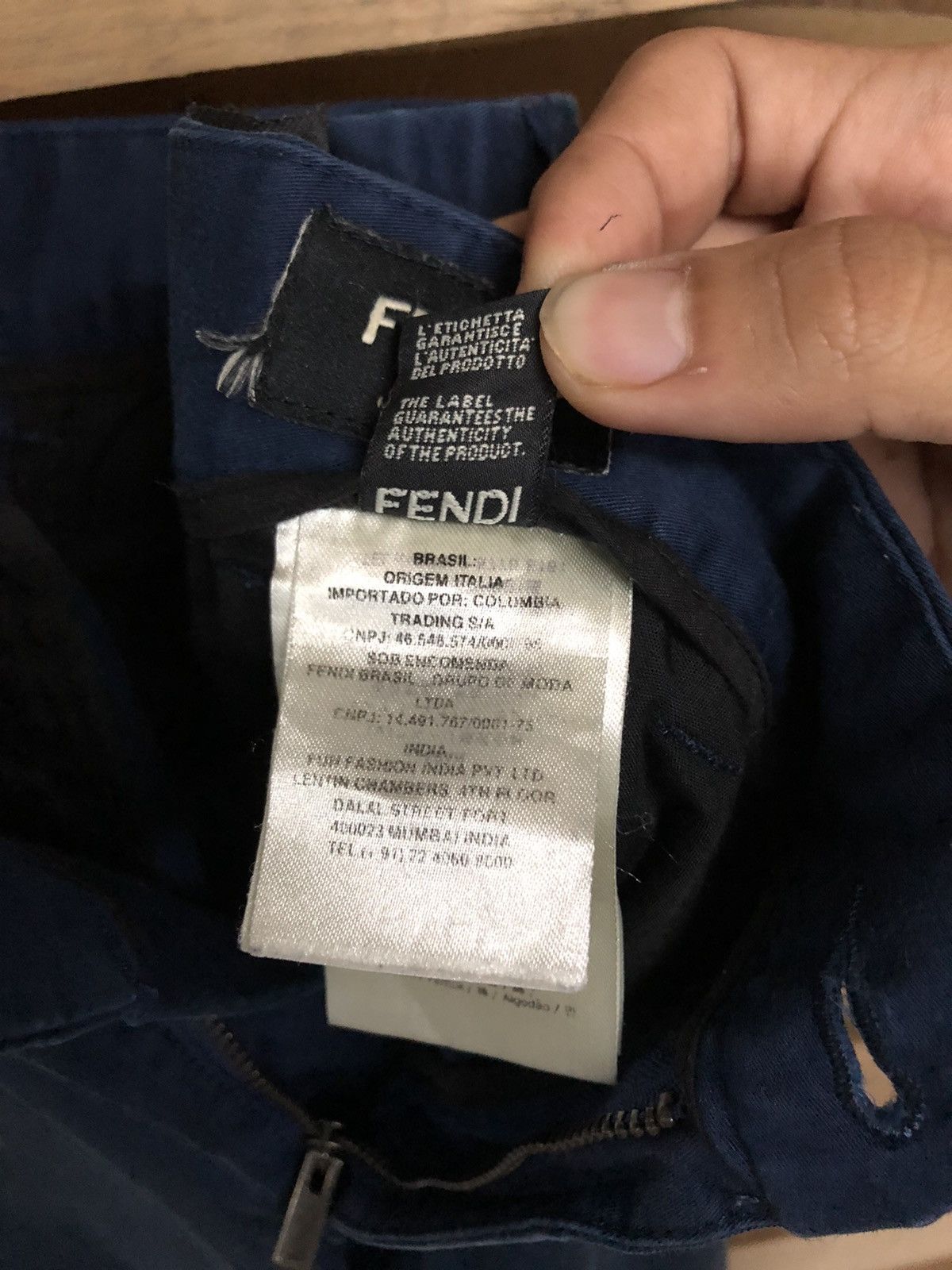 Fendi Fendi Trousers Casual Basic Logo Italy Made Size US 31 - 13 Thumbnail