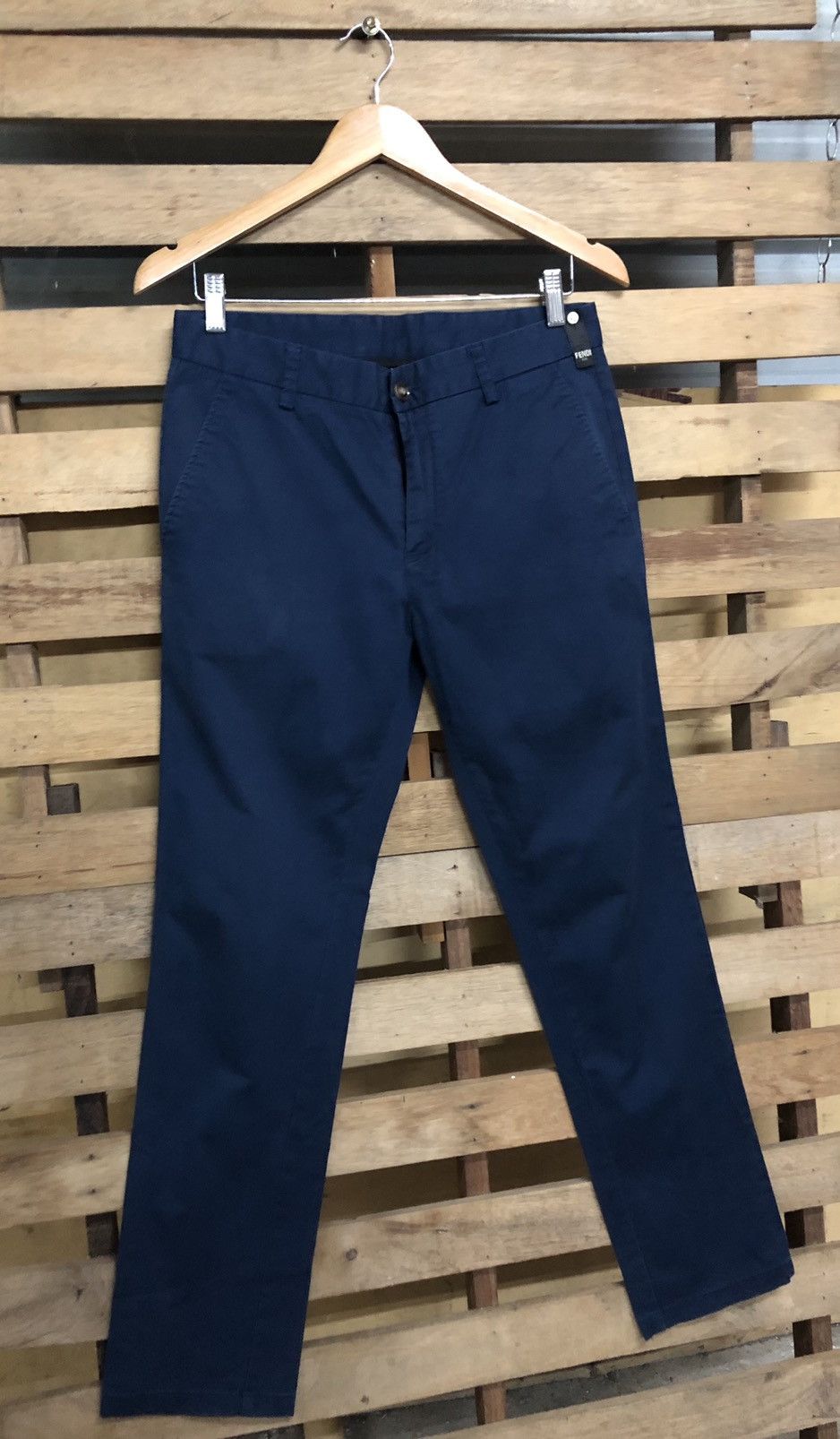 Fendi Fendi Trousers Casual Basic Logo Italy Made Size US 31 - 3 Thumbnail