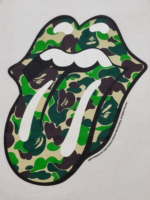 ☆大感謝セール】 レア！A BATHING APE×The Rolling Stones ラグラン