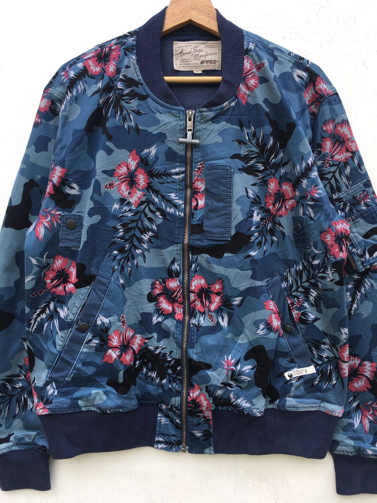 Avirex Rare Avirex Floral Hibiscus Jacket Size US L / EU 52-54 / 3 - 4 Thumbnail