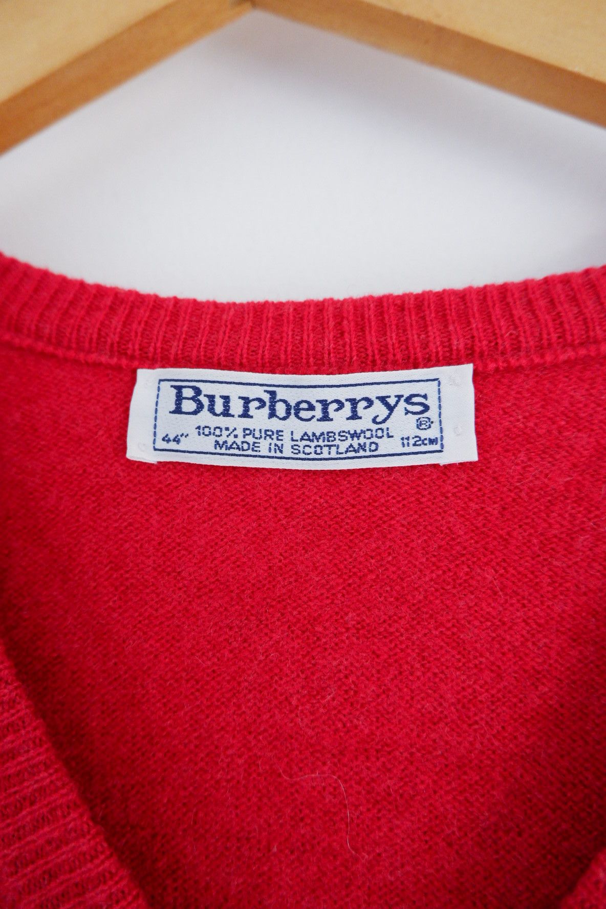 Burberry Vintage Burberry Lambswool Knitwear Size US L / EU 52-54 / 3 - 7 Thumbnail