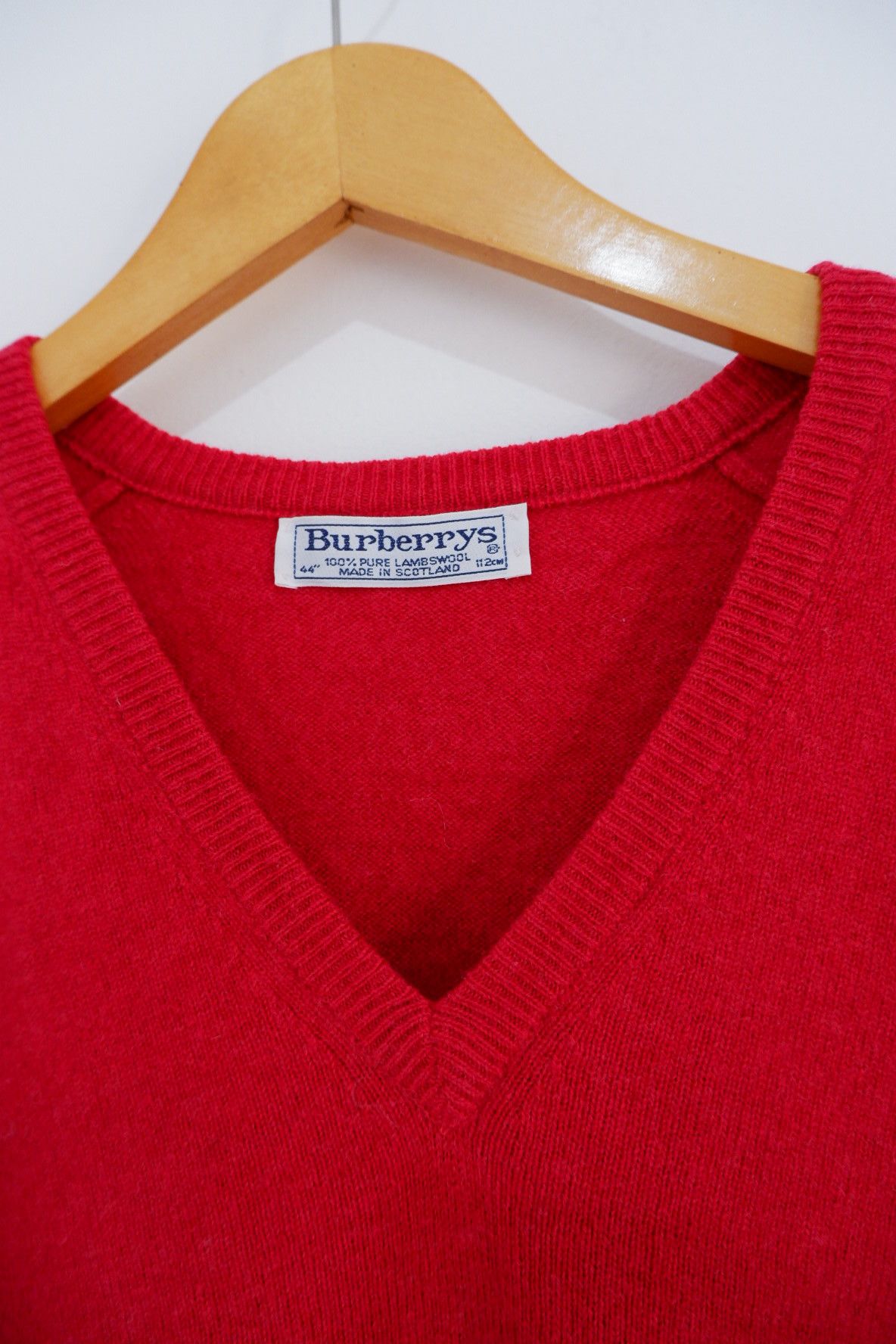 Burberry Vintage Burberry Lambswool Knitwear Size US L / EU 52-54 / 3 - 4 Thumbnail