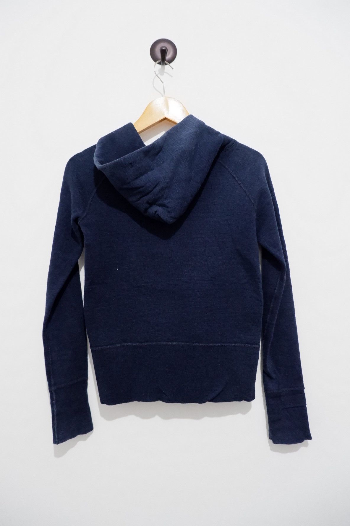 Japanese Brand Vintage Dressterior Loopwheeler Indigo Hoodie Size US S / EU 44-46 / 1 - 2 Thumbnail