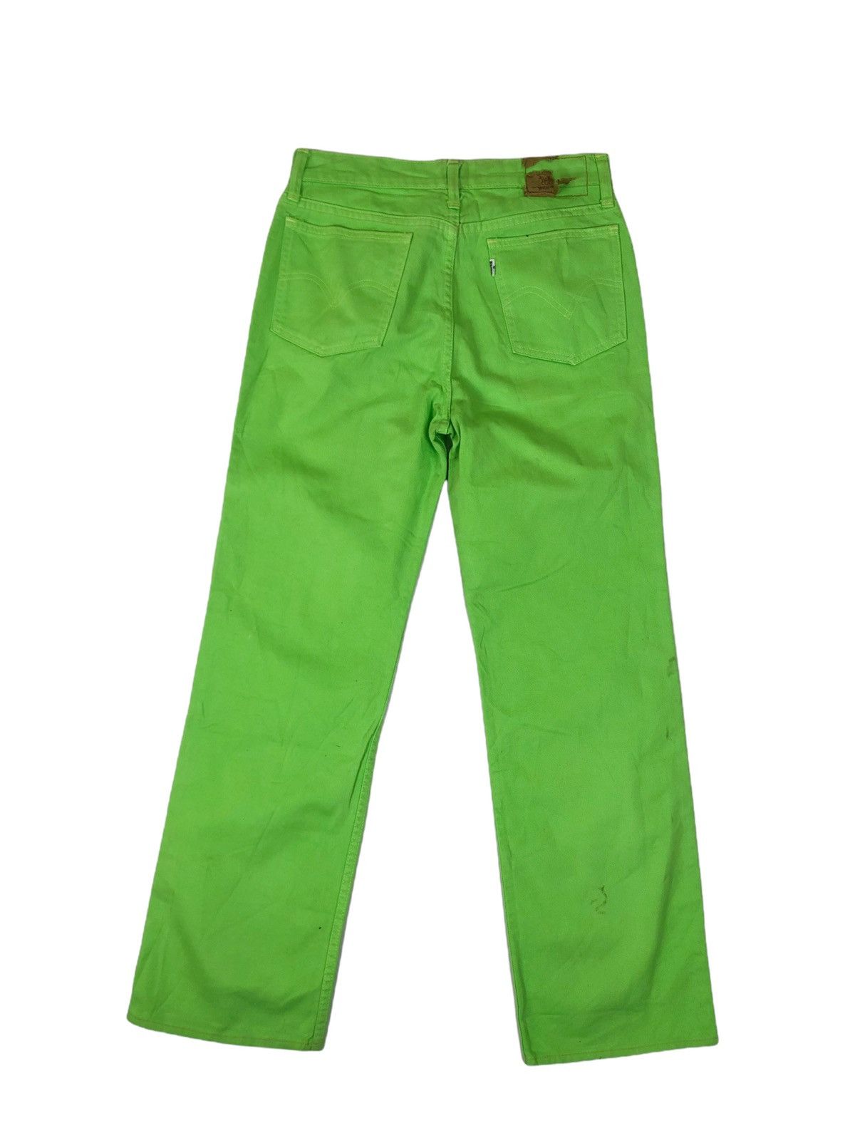 Levi's × Vintage 🔥 Vintage Levis 518-1050 White Tags Green Pants Size US 28 / EU 44 - 2 Thumbnail