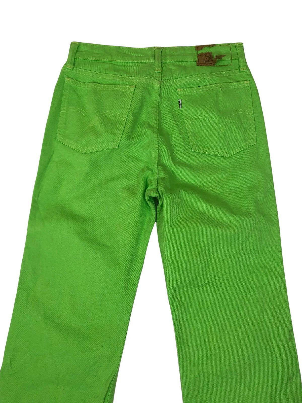 Levi's × Vintage 🔥 Vintage Levis 518-1050 White Tags Green Pants Size US 28 / EU 44 - 8 Thumbnail