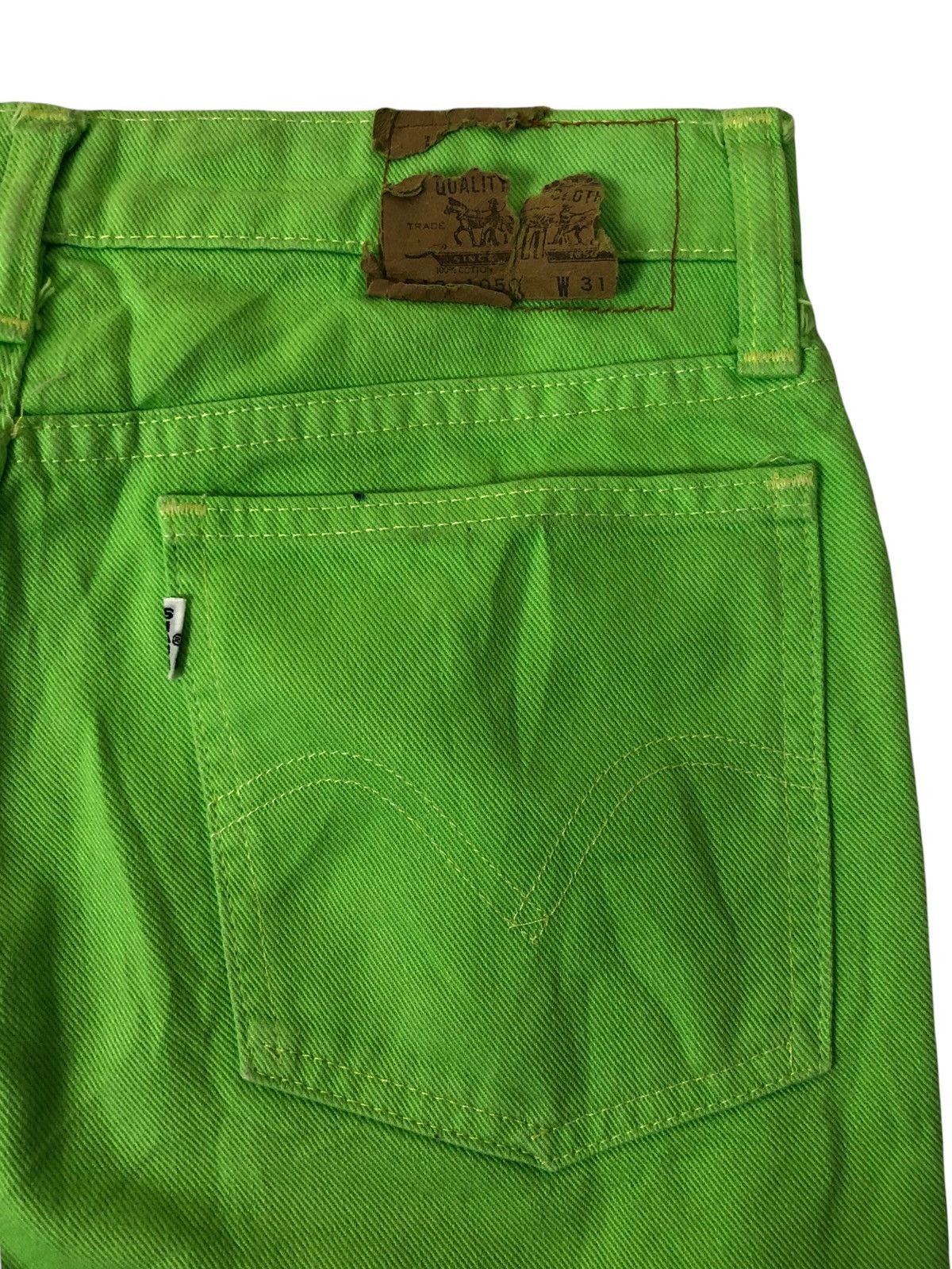 Levi's × Vintage 🔥 Vintage Levis 518-1050 White Tags Green Pants Size US 28 / EU 44 - 12 Thumbnail