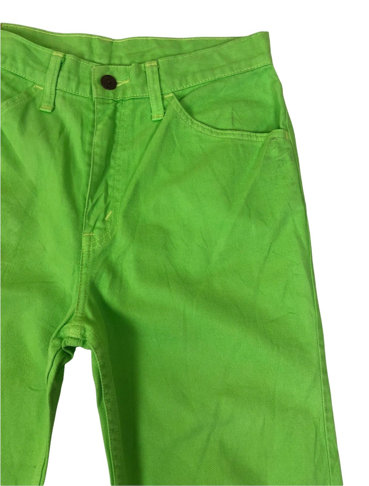 Levi's × Vintage 🔥 Vintage Levis 518-1050 White Tags Green Pants Size US 28 / EU 44 - 6 Thumbnail