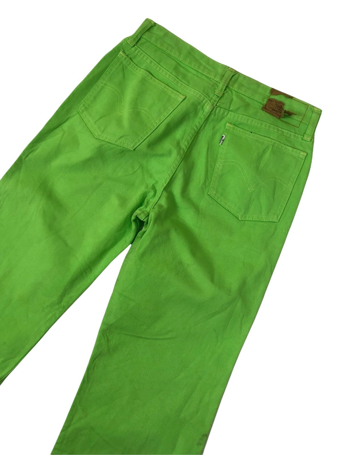 Levi's × Vintage 🔥 Vintage Levis 518-1050 White Tags Green Pants Size US 28 / EU 44 - 9 Thumbnail